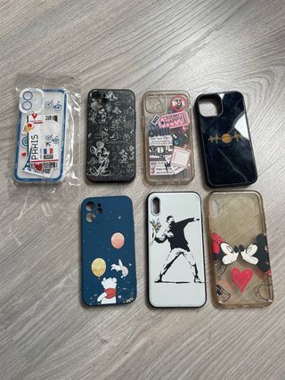 Fundas Iphone XS, 12 mini, 13 mini. dos euros toda