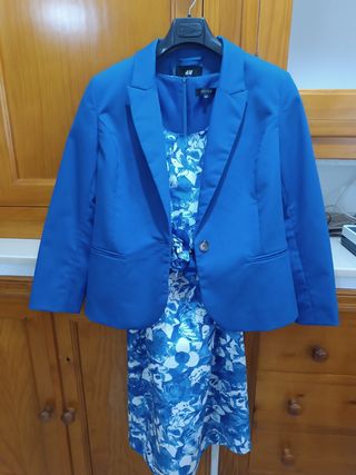 Vestido ceremonia 🎁 regalo chaqueta 