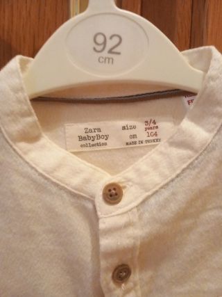 Camisa Zara niño