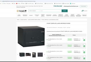 Caja fuerte Fichet complice