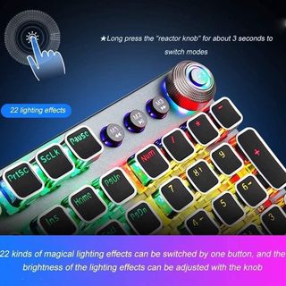 Teclado mecánico gaming Aula F2088, switch bronw