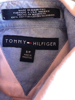 Tommy Hilfiger camisa oxford logo hombre