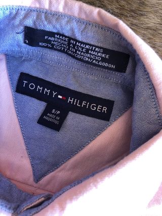 Tommy Hilfiger camisa oxford logo hombre