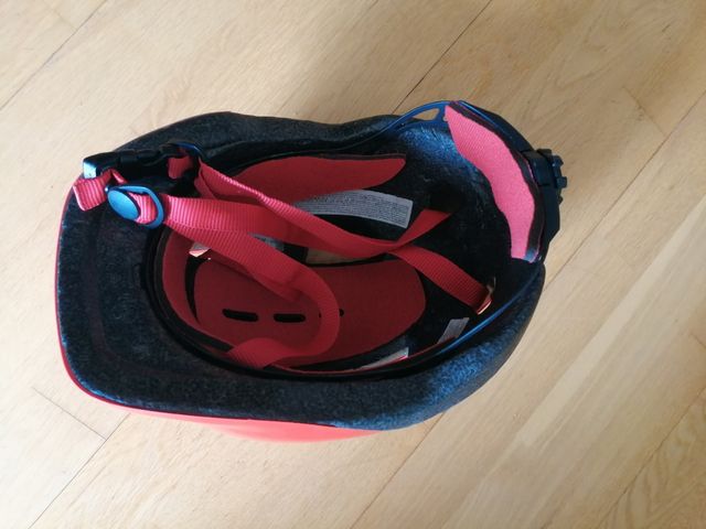 CASCO INFANTIL ROJO BTWIN 500 XS