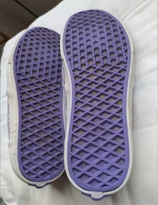 Vans grises y moradas 38