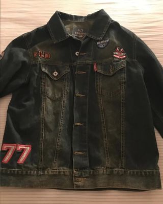 SOLIDO jeans Cazadora vaquera hombre XL