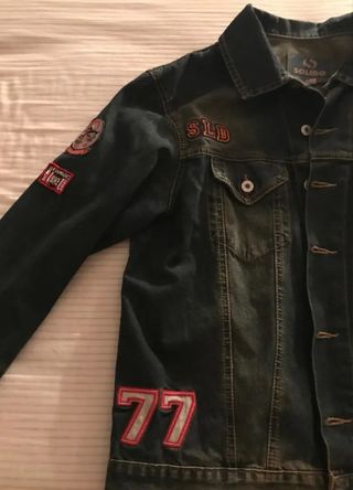 SOLIDO jeans Cazadora vaquera hombre XL