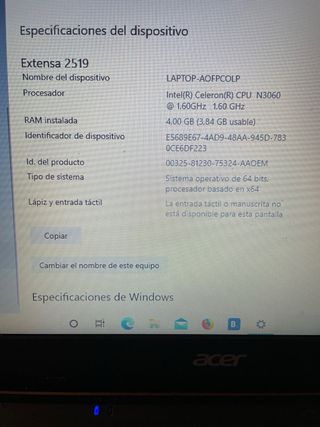 Acer EX 2519