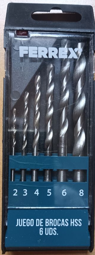 Brocas HSS para metales y plásticos