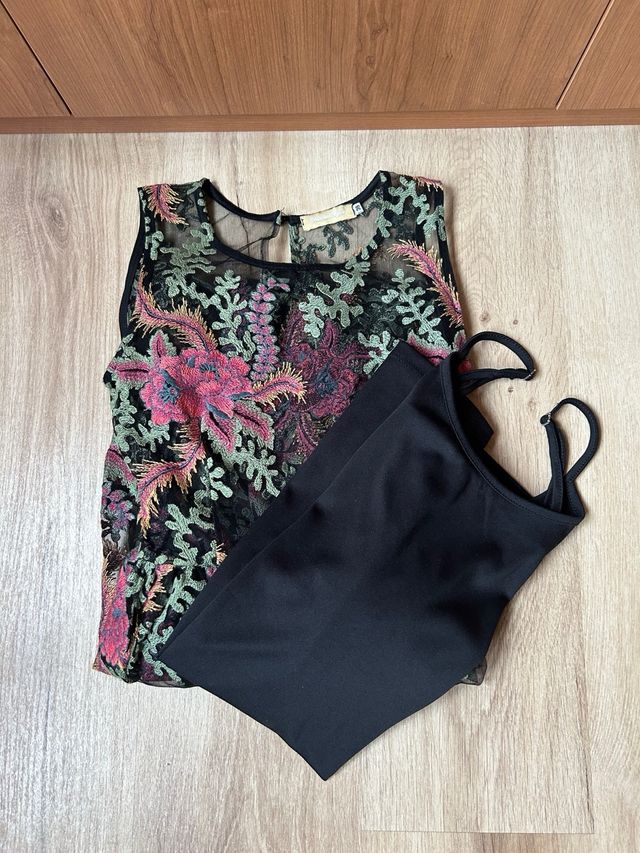 Vestido bordado Maribel Ruiz.