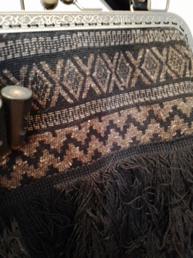 Bolso mano tonos marrones