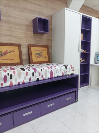 Dormitorio Juvenil Lima y Naranja