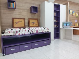 Dormitorio Juvenil Lima y Naranja
