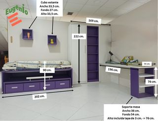 Dormitorio Juvenil Lima y Naranja