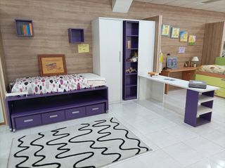 Dormitorio Juvenil Lima y Naranja