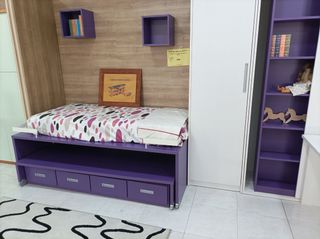 Dormitorio Juvenil Lima y Naranja
