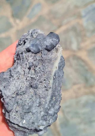 Minerali Collezione Fluorite Verde Blu Cina