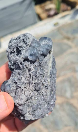 Minerali Collezione Fluorite Verde Blu Cina