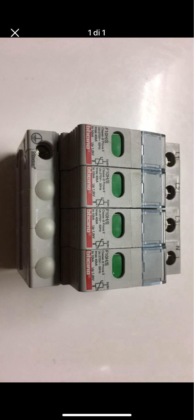 Scaricatore di tensioneBticino F10H/S