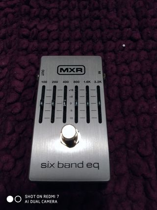 (Nuevo) Pedal MXR Equalizador 6 Bandas (M109s)