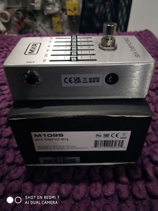 (Nuevo) Pedal MXR Equalizador 6 Bandas (M109s)