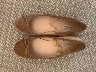 Bailarinas terciopelo rosa talla 39