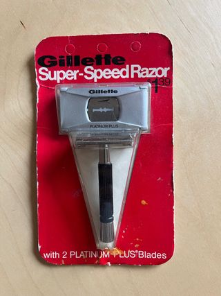 Antigua cuchilla de afeitar Guillette made in USA