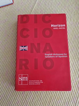 Diccionario escolar inglés español