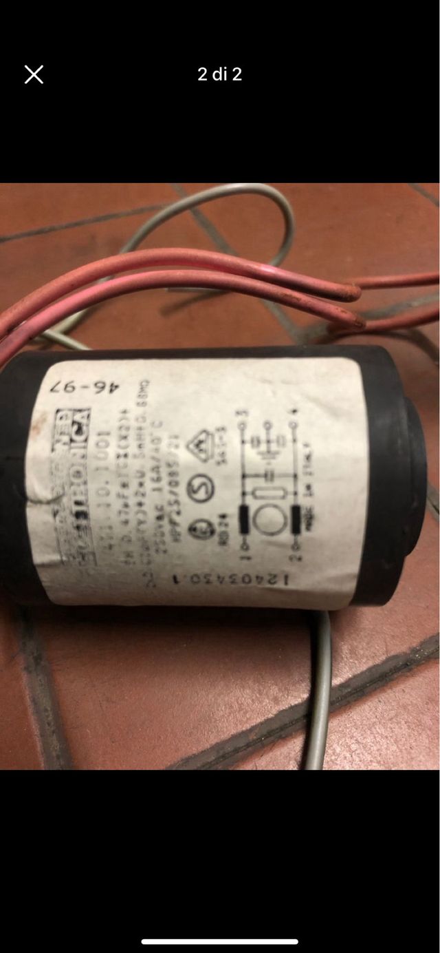 Filtro anti disturbo lavatrice