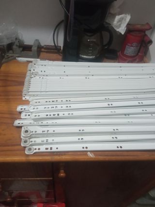 Guías de cajón de varias medidas