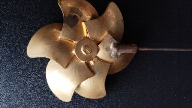 ANTIGUO ALFILER O AGUJA SOMBRERO 24 CM