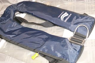 Colete insuflável Manual 150N, Azul