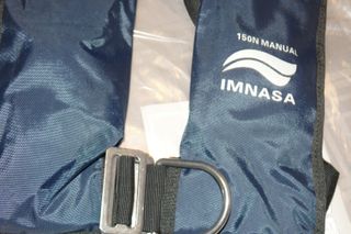 Colete insuflável Manual 150N, Azul