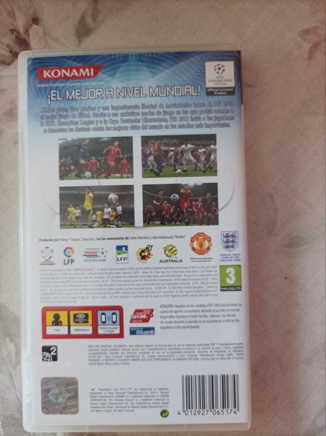 Capa PSP PES 2012