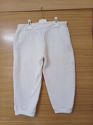pantalones blancos de chándal 
