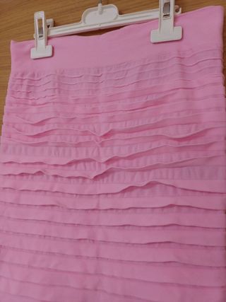 falda rosa