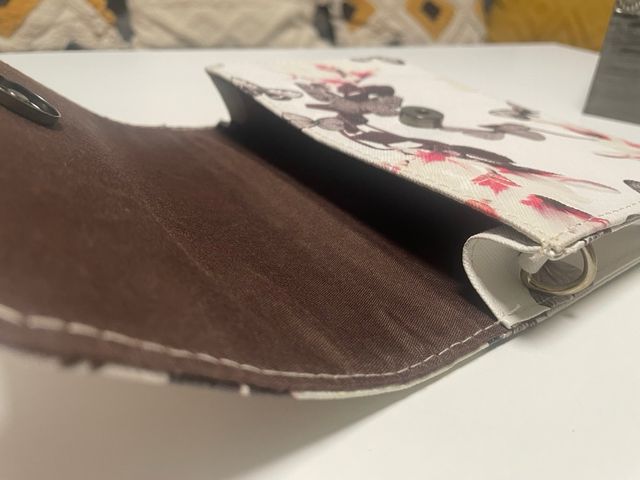 Bolso blanco mariposas