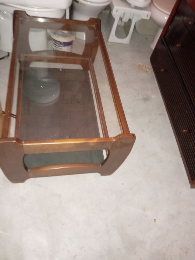 liquidación Mesa de centro de cristal