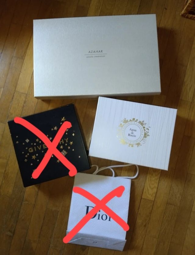 Cajas VACIAS de perfume. Desde 3€