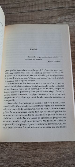 Física de lo imposible / Michael Kaku