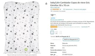 Cambiador Babyclain NUEVO A ESTRENAR