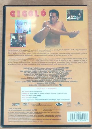 DVD PELÍCULA GIGOLÓ