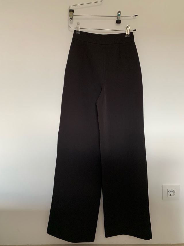 Pantalon largo negro palazzo Nuevo!! - Green Coast