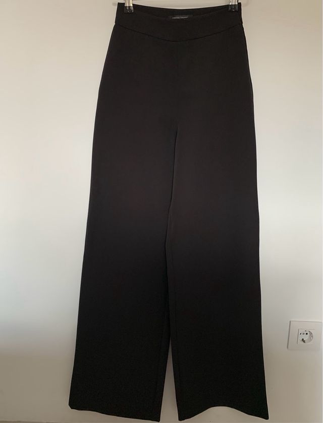 Pantalon largo negro palazzo Nuevo!! - Green Coast