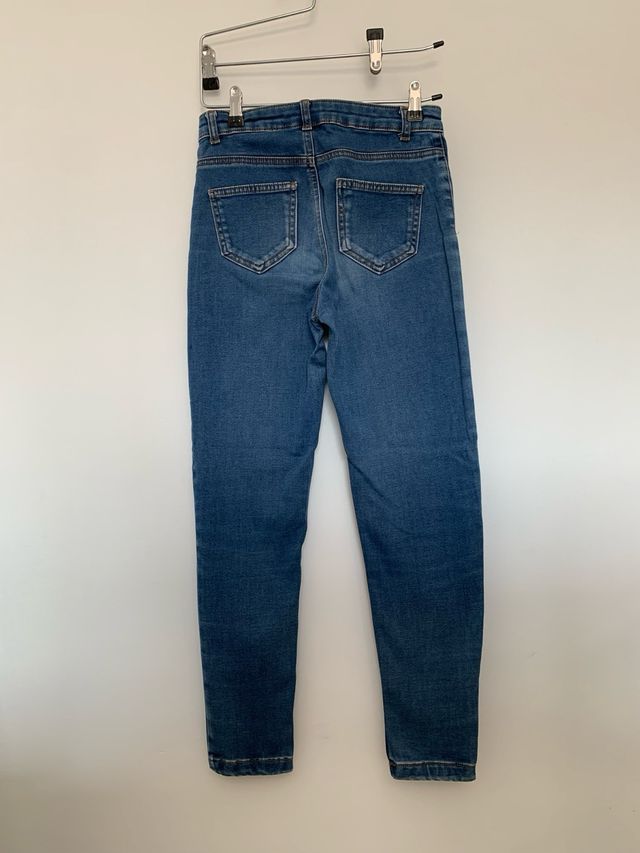 Pantalon largo azul marino elástico - Calzedonia