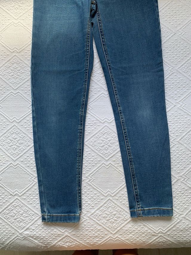 Pantalon largo azul marino elástico - Calzedonia