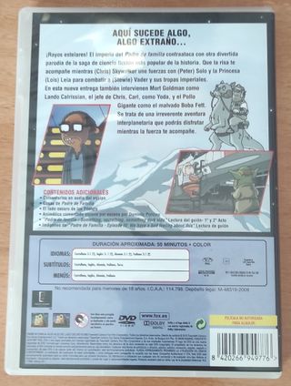 DVD PADRE DE FAMILIA - ALGO, ALGO DEL LADO OSCURO