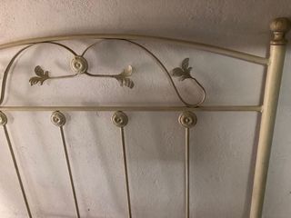 Cabecero forja blanco