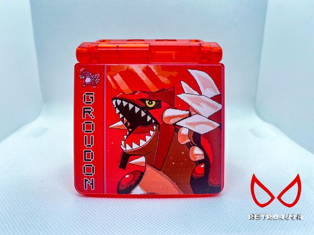 Shell UV Nintendo Game Boy Advance SP Groudon