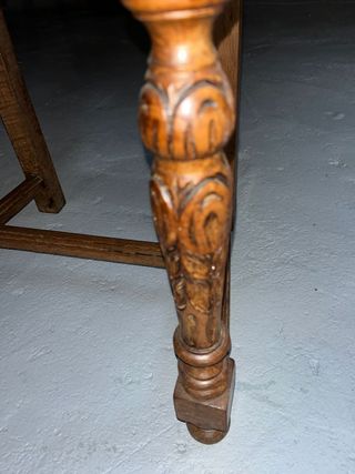Silla comedor madera castaño